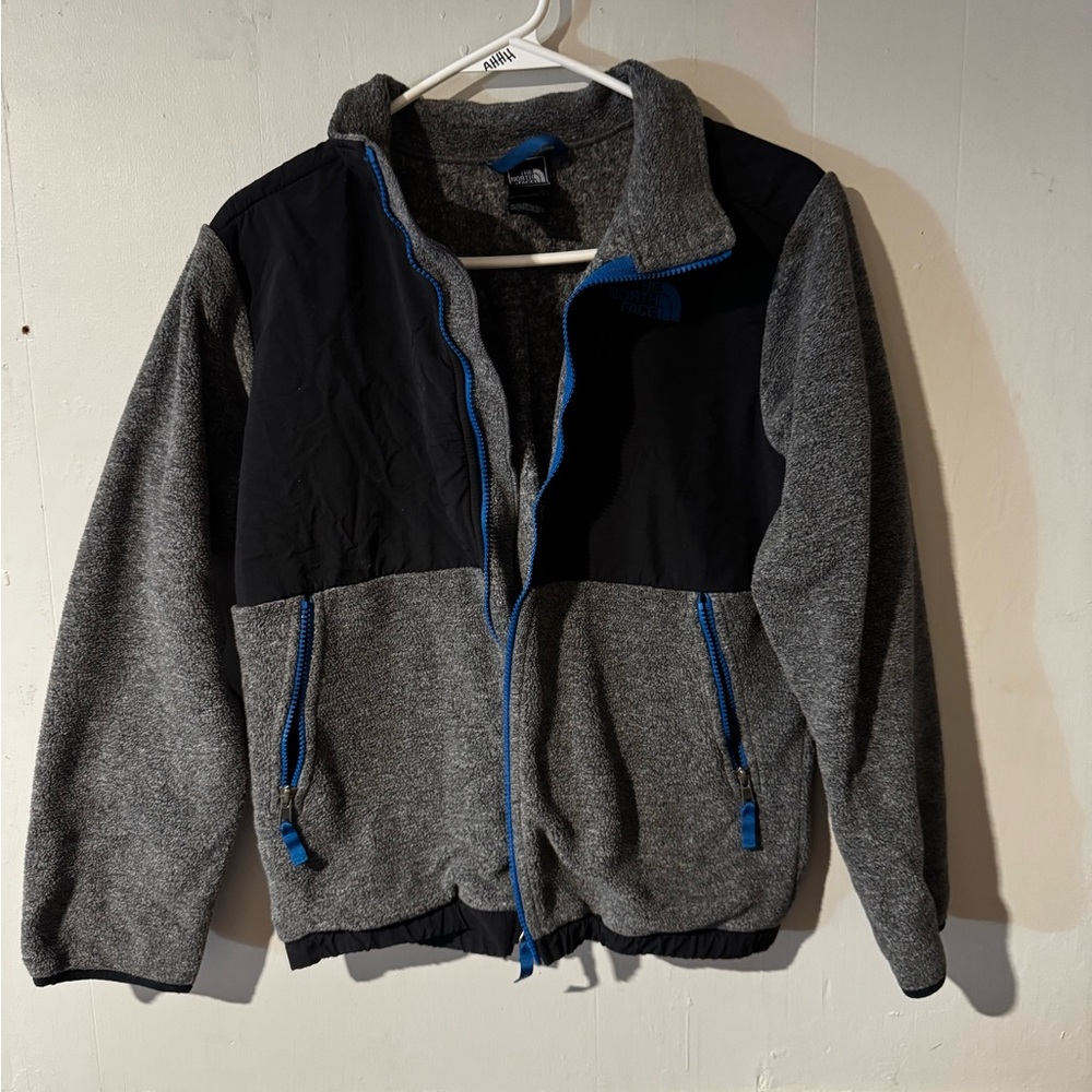 The North Face Gray and Blue Jacket